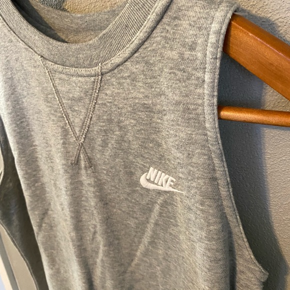 Nike Sweatshirt Dress Heather Gray Small - Picture 3 of 4